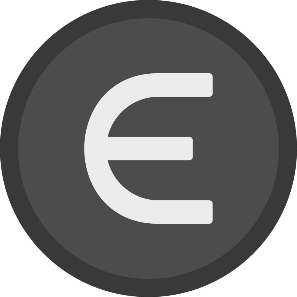 Epsilon Vector Icon
