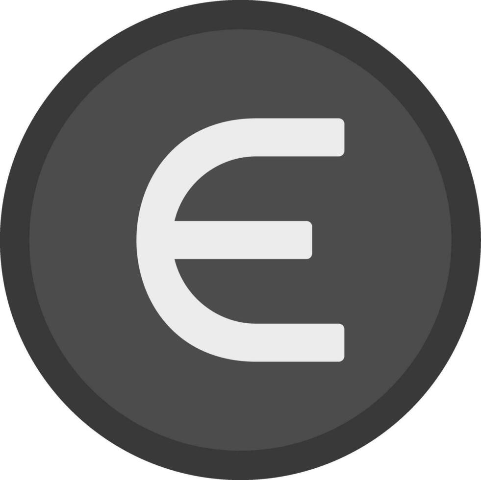 Epsilon Vector Icon