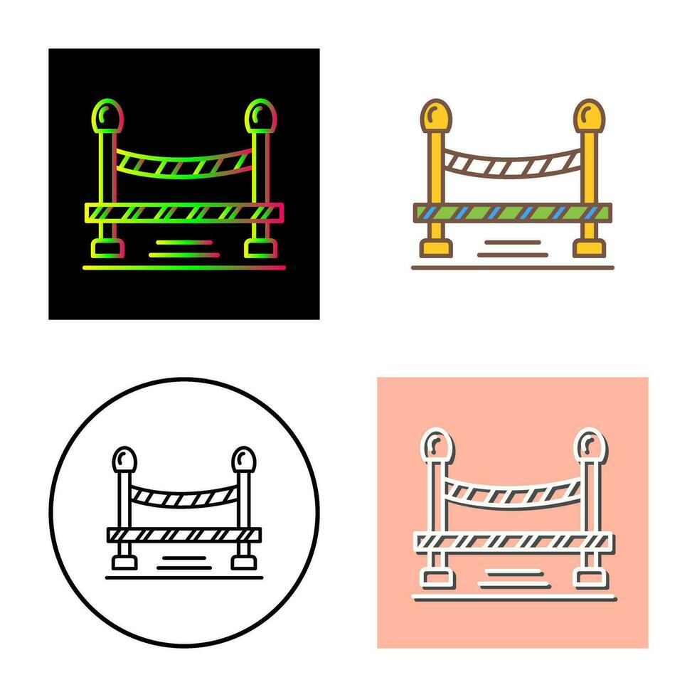 Do Not Cross Line Vector Icon