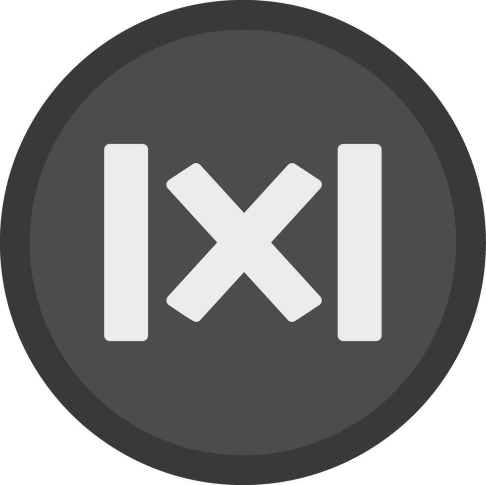 Absolute Value Vector Icon