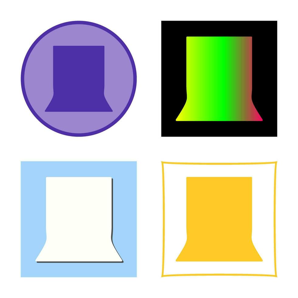 Unique Back Stand Vector Icon