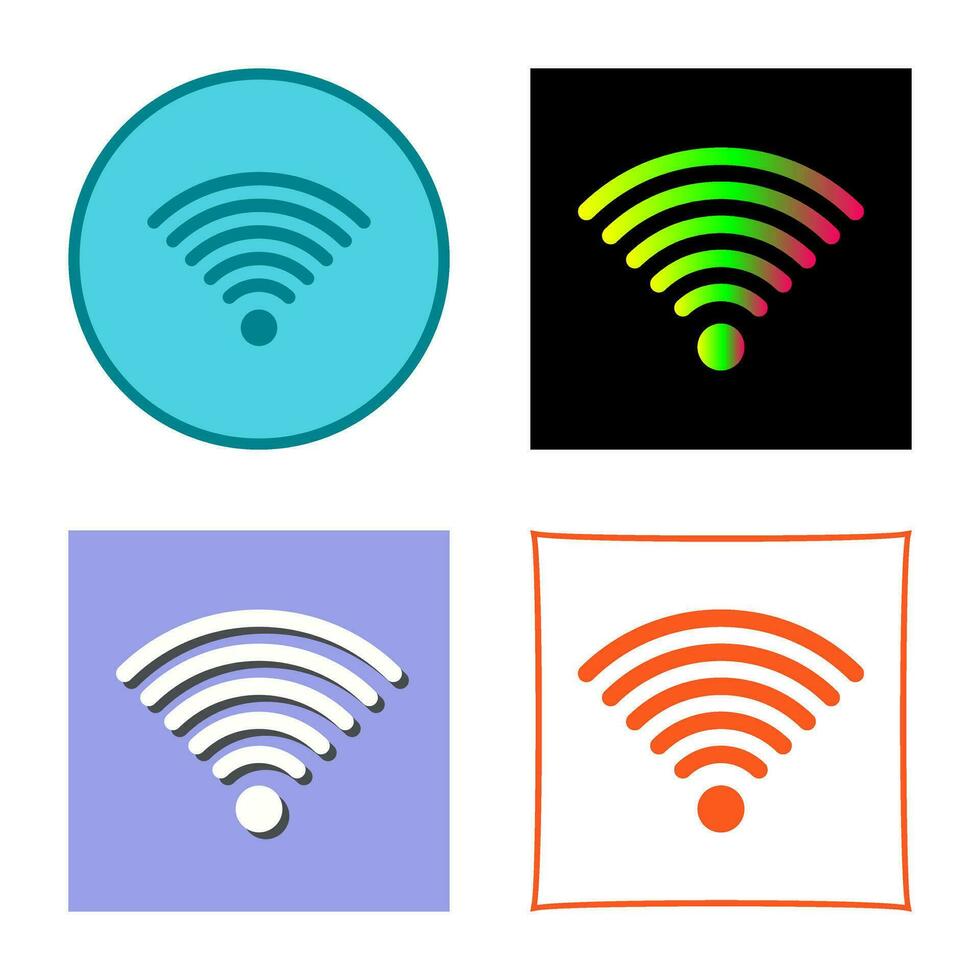 Signal on User Vector Icon