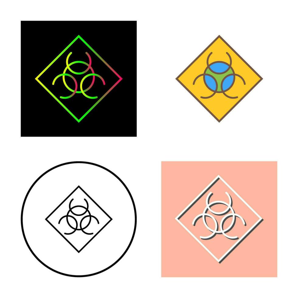 Biological Hazard Vector Icon
