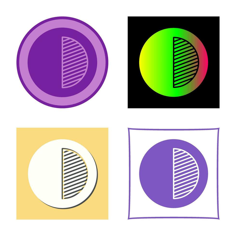 Unique Contrast Vector Icon