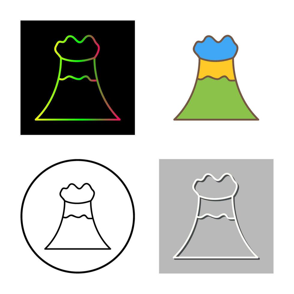 Volcano Vector Icon
