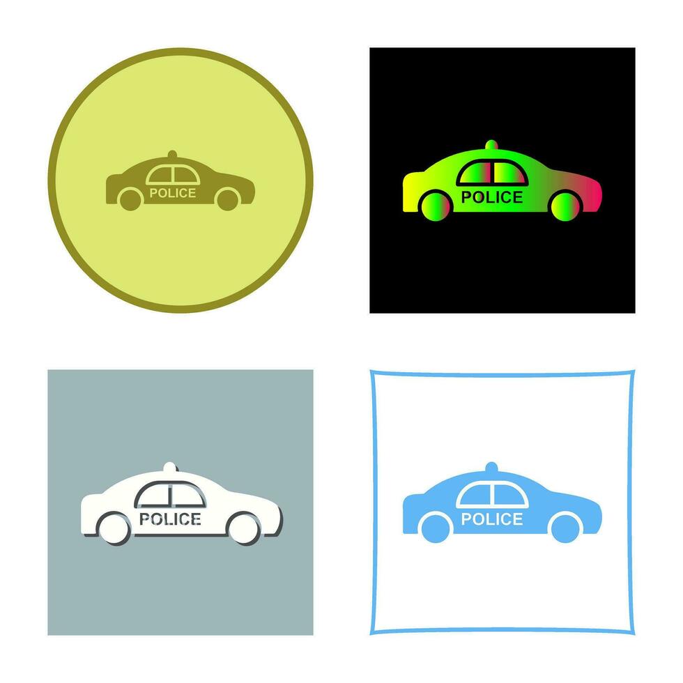 Police Car Vector Icon