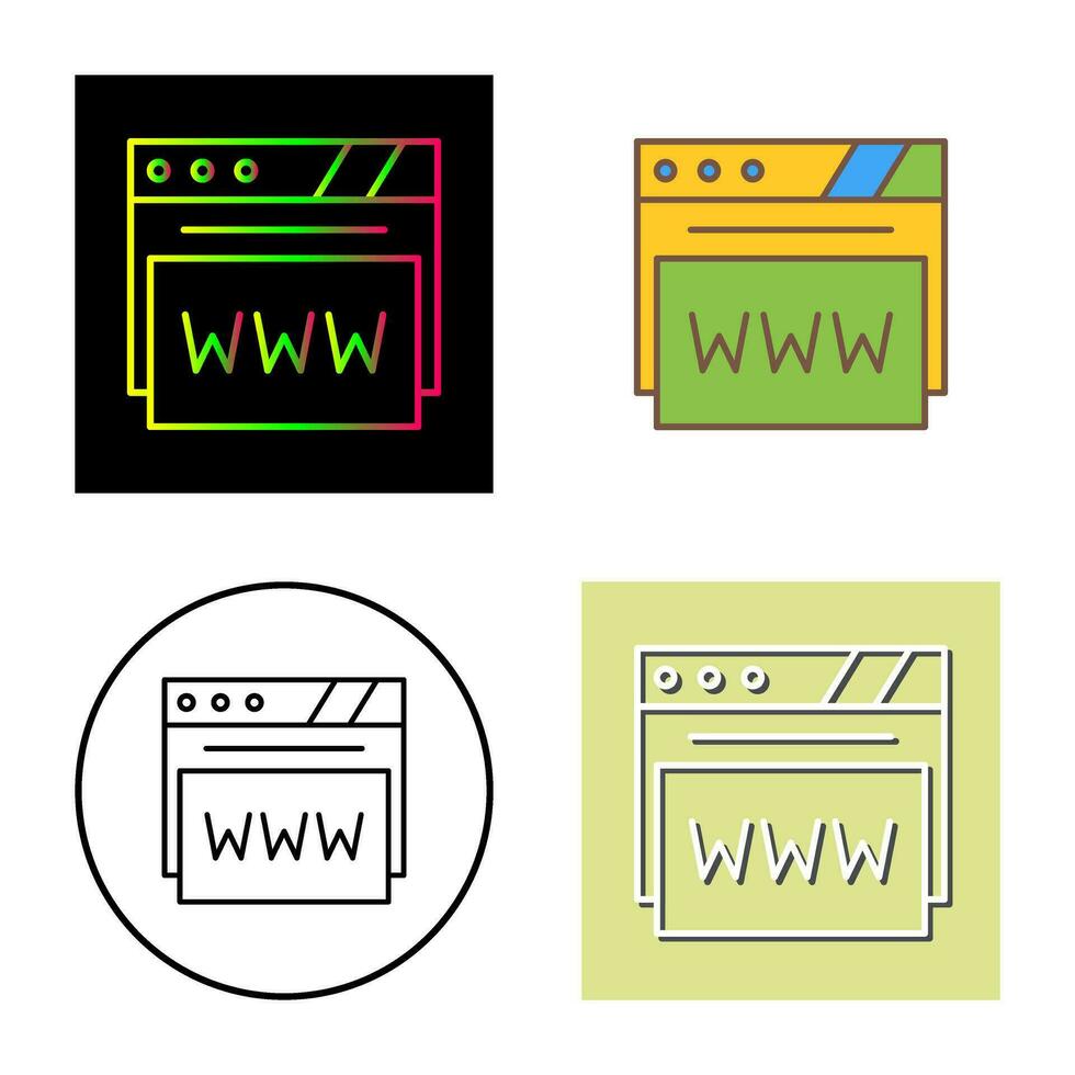 Web Browser Vector Icon