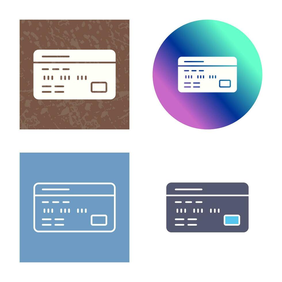 Debit Card Vector Icon