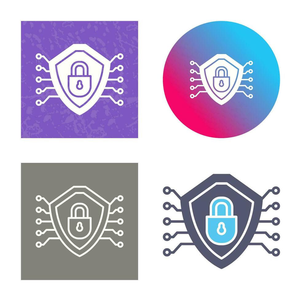 Cyber Security Vector Icon