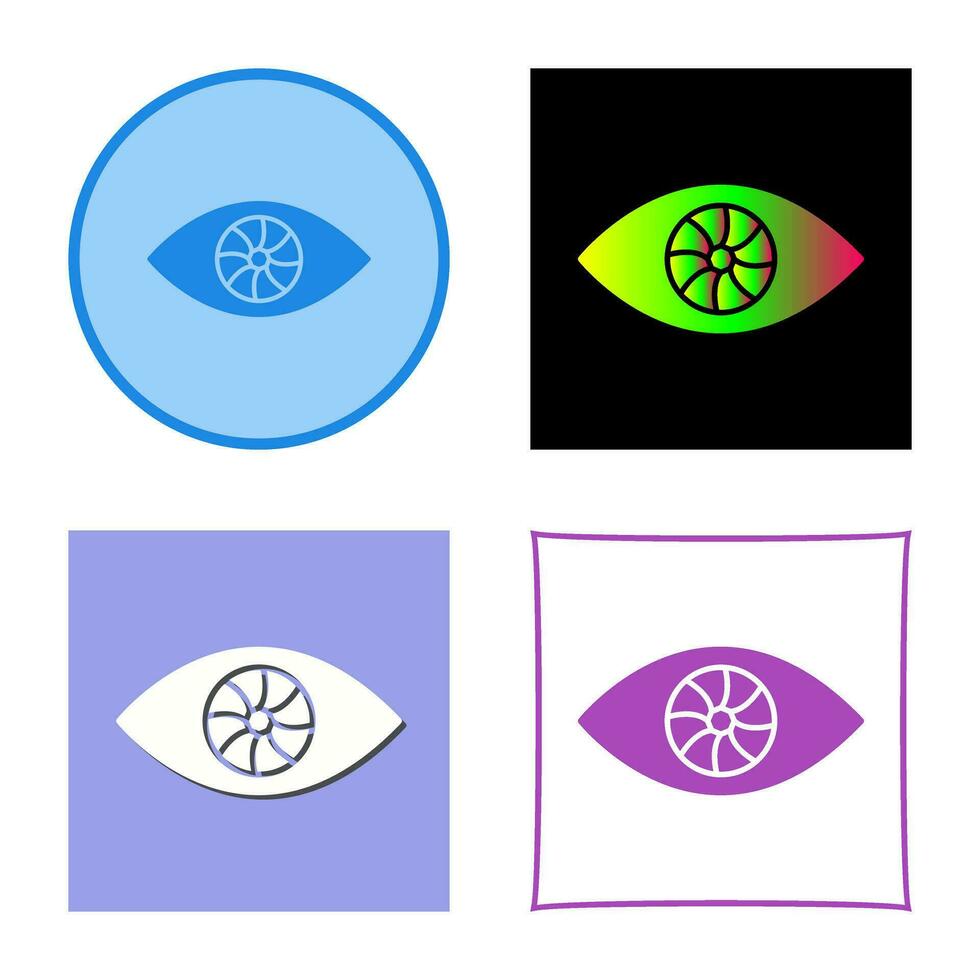 Unique Eye Vector Icon