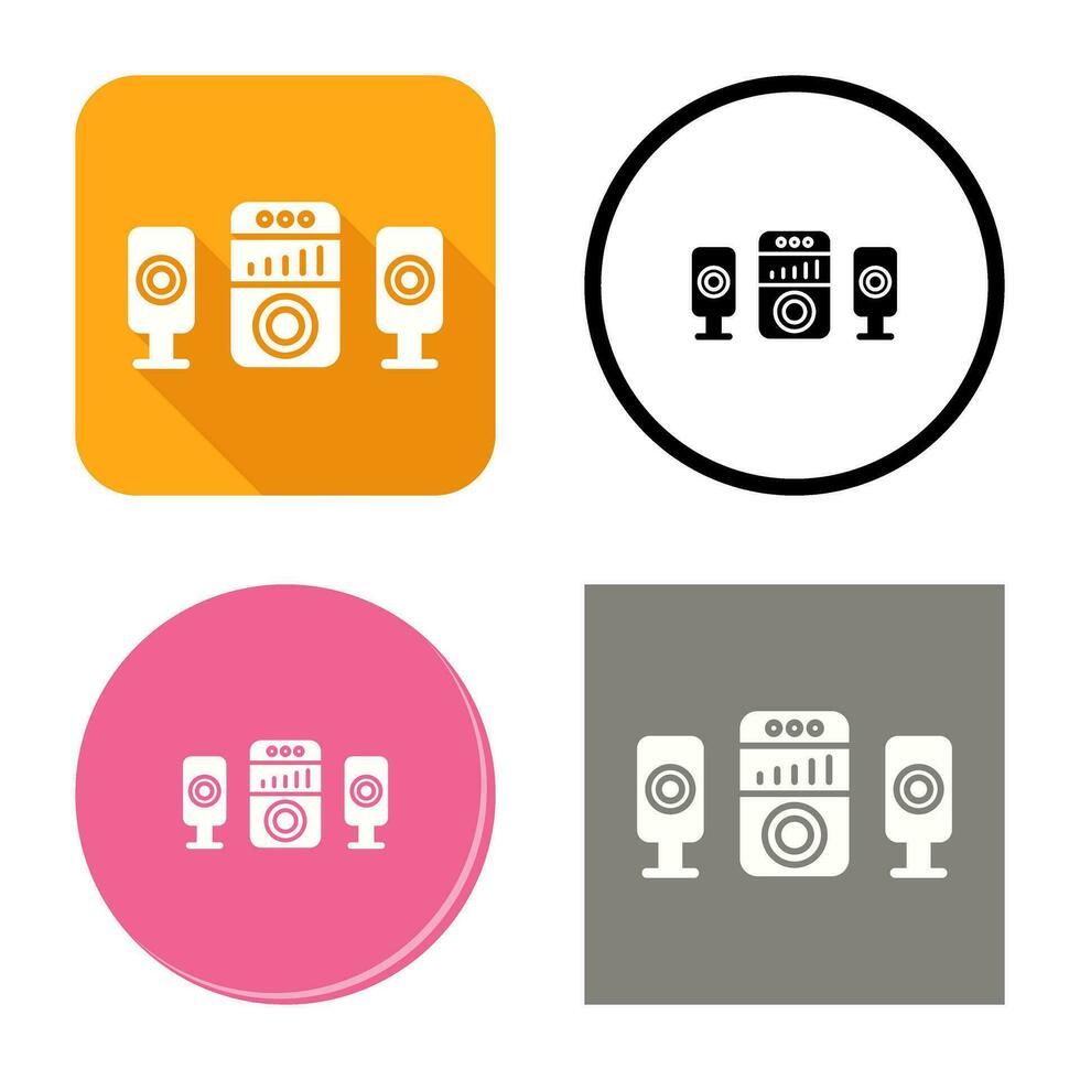 Sound System Vector Icon