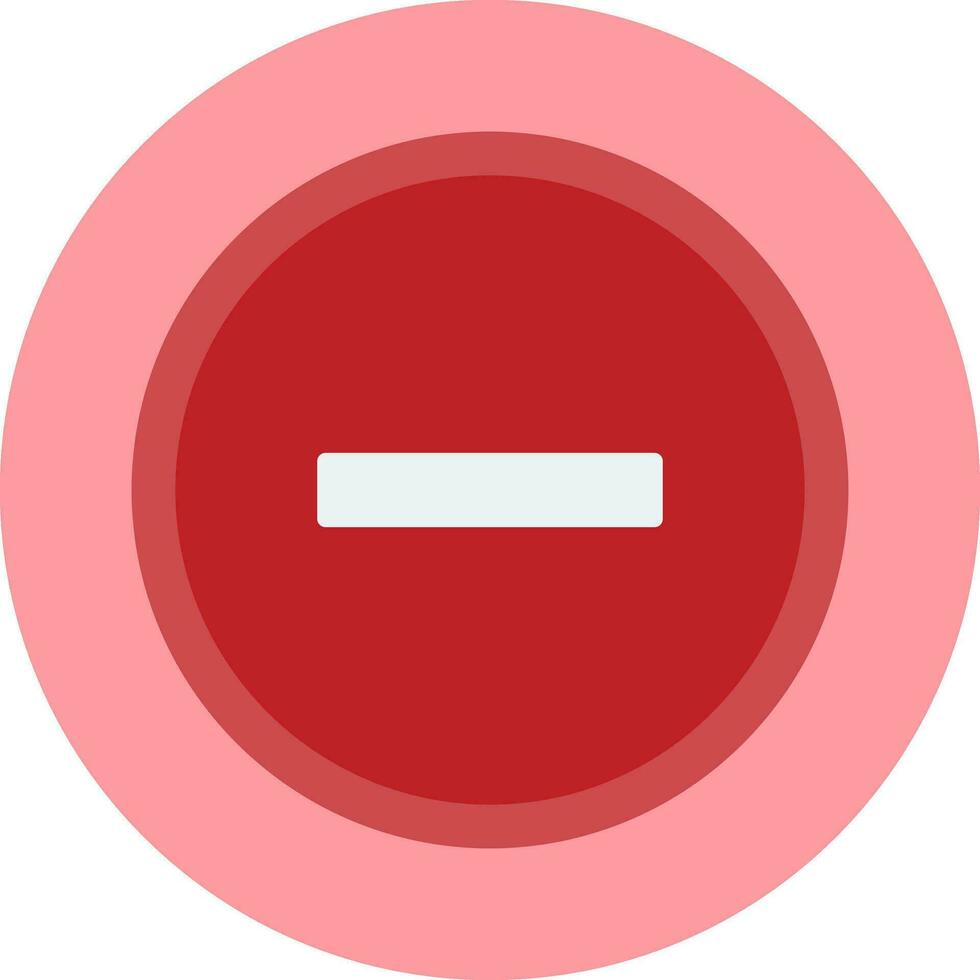 Minus Vector Icon