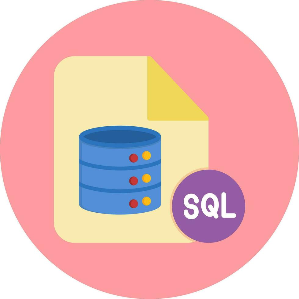 Structured Query Language Vector Icon