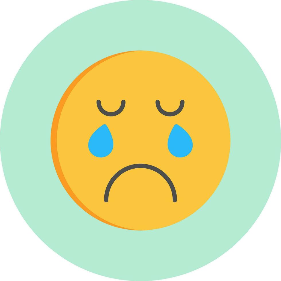 Crying Vector Icon