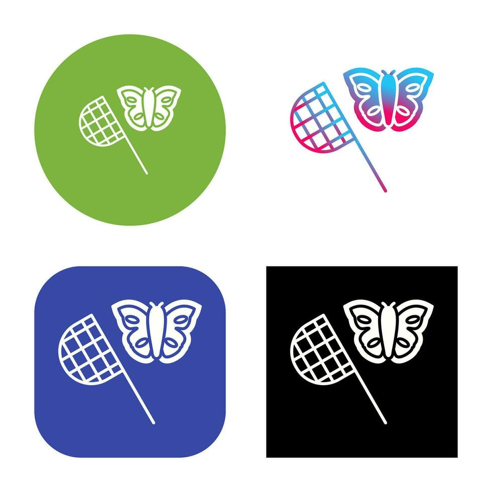 Butterfly Catcher Vector Icon