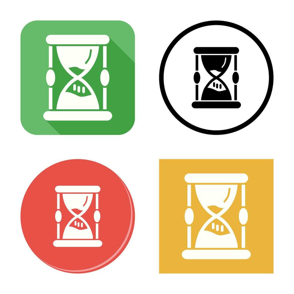 icono de vector de reloj de arena