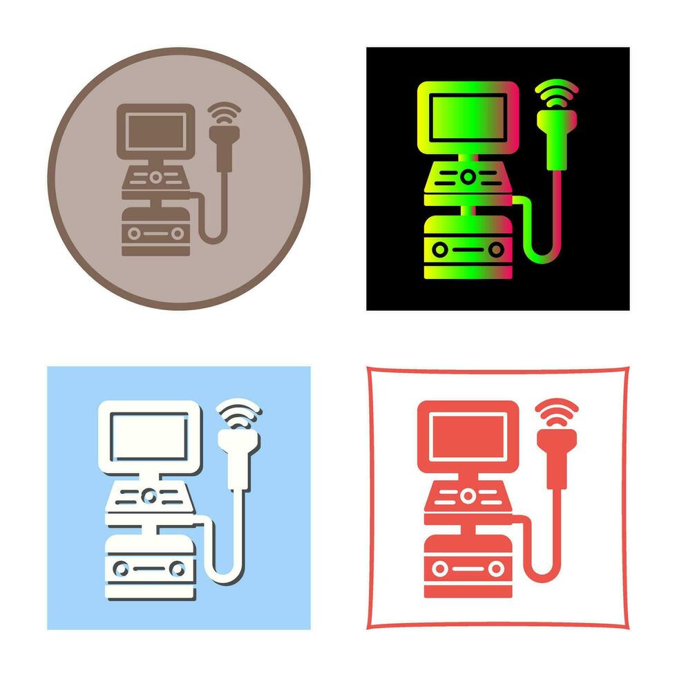 Ultrasound Machine Vector Icon