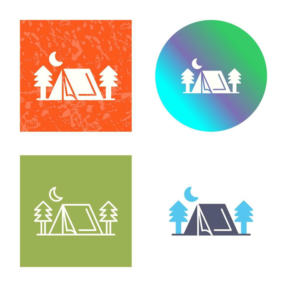 Tent Vector Icon