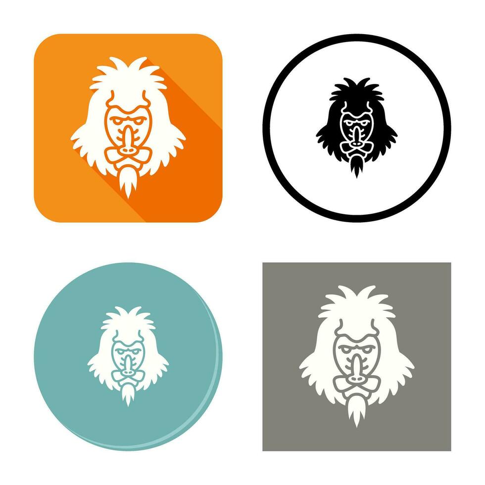 Mandrill Vector Icon