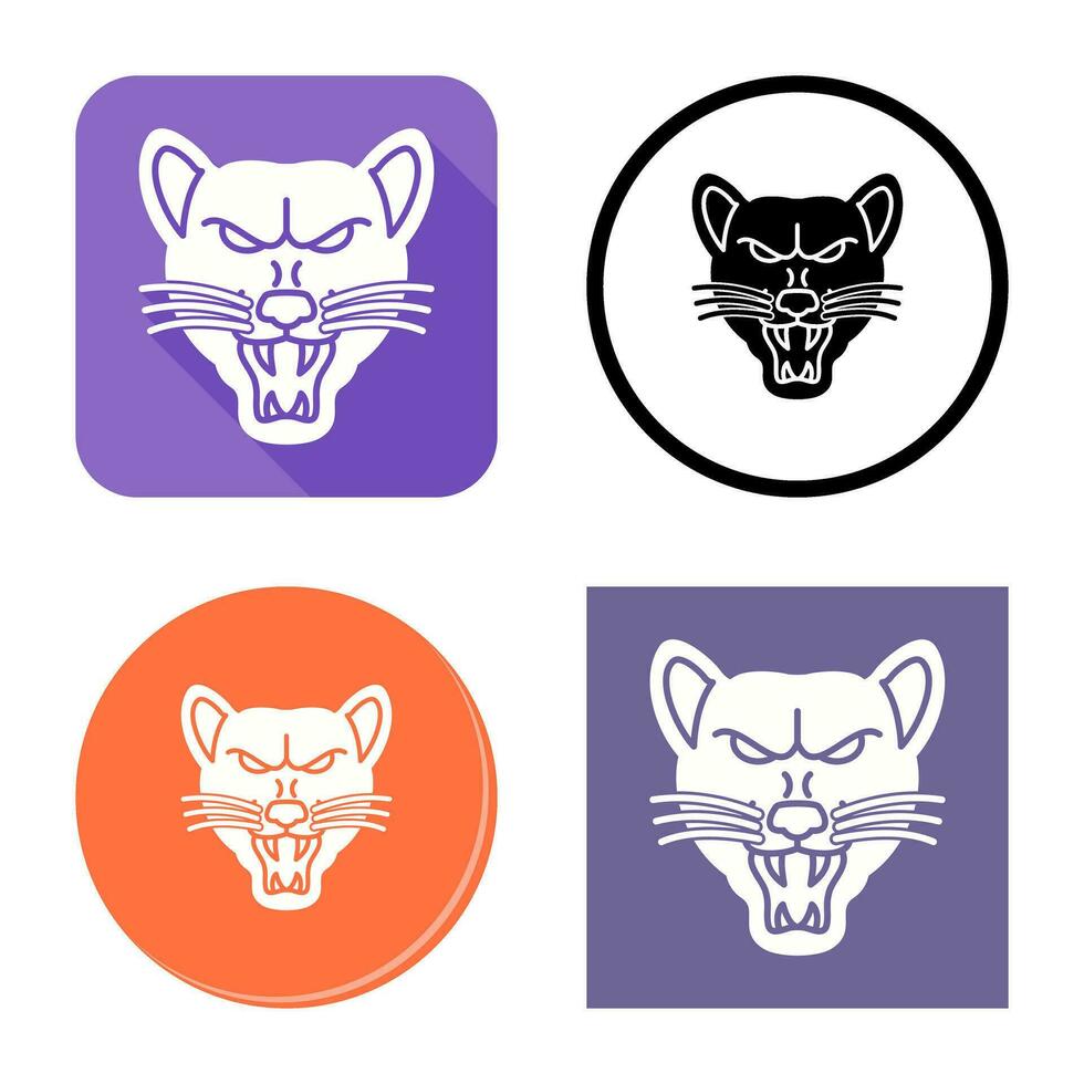 icono de vector de lobo