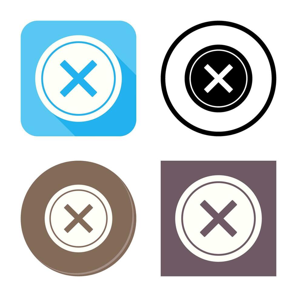 Do Not Cross Vector Icon