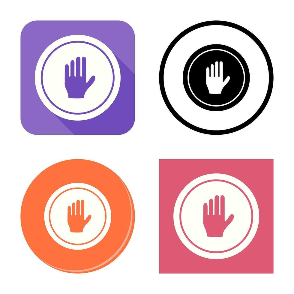 Halt Vector Icon