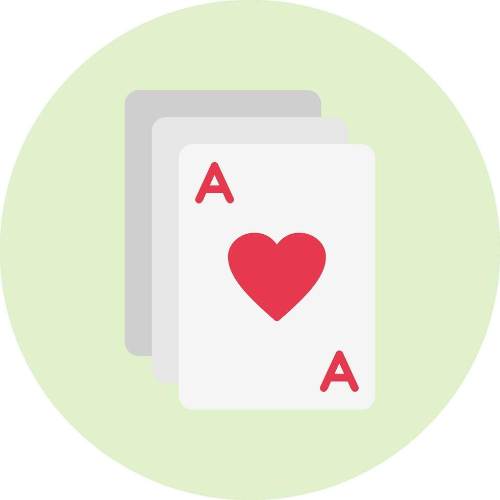 icono de vector de cartas de póquer