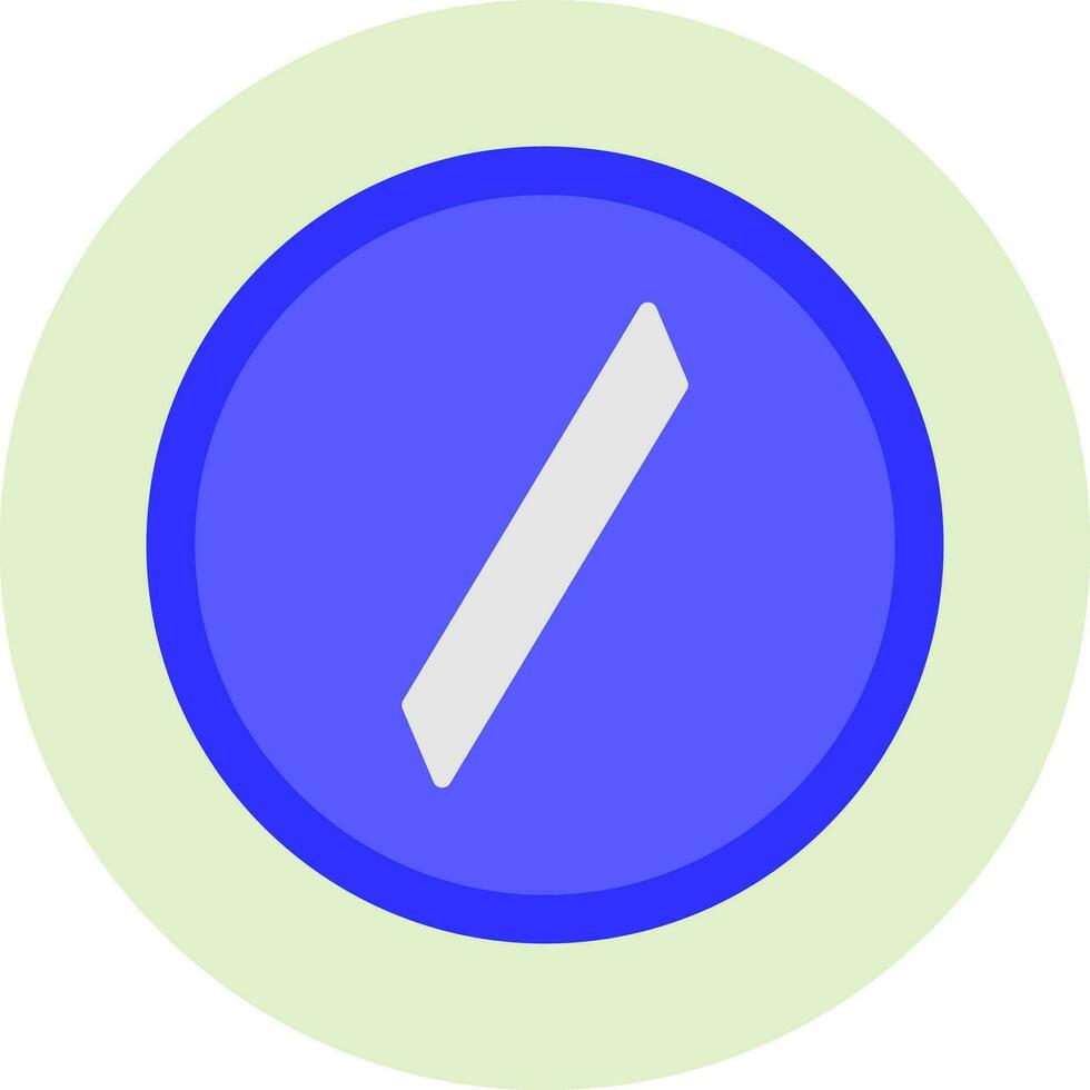 Slash Vector Icon