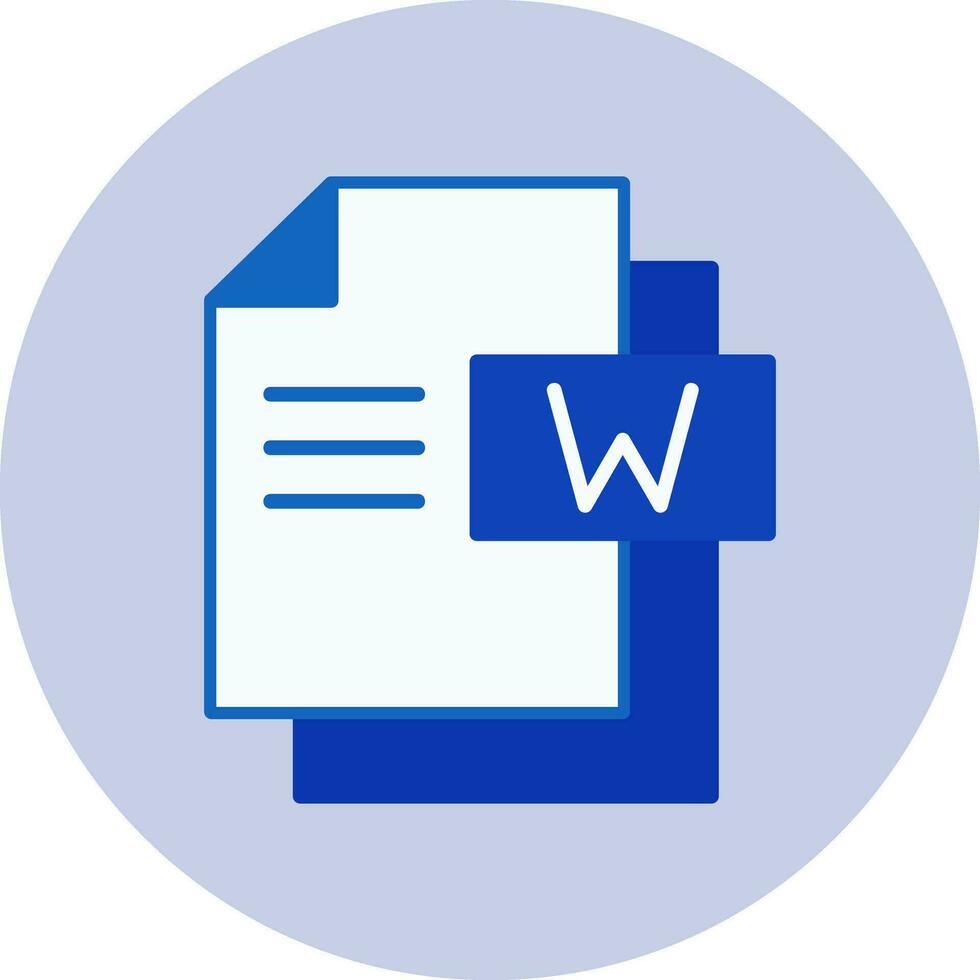 Word Vector Icon