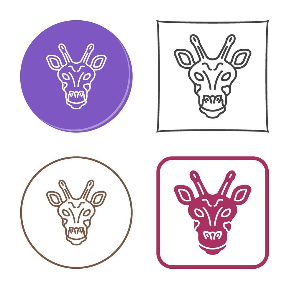 Giraffe Vector Icon