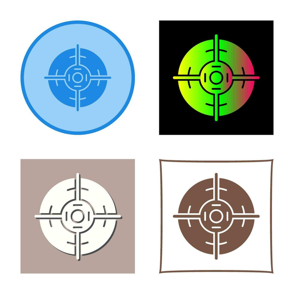 icono de vector de destino