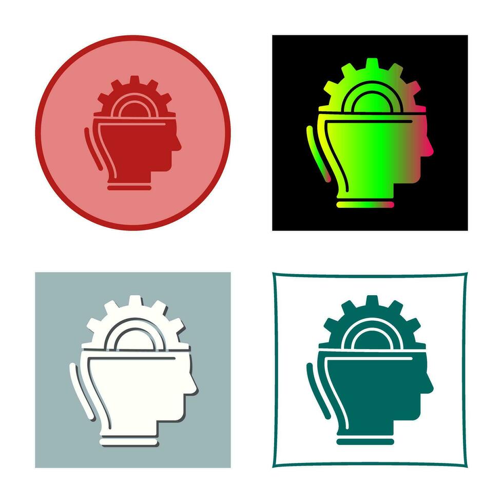 Machine Learning Vector Icon