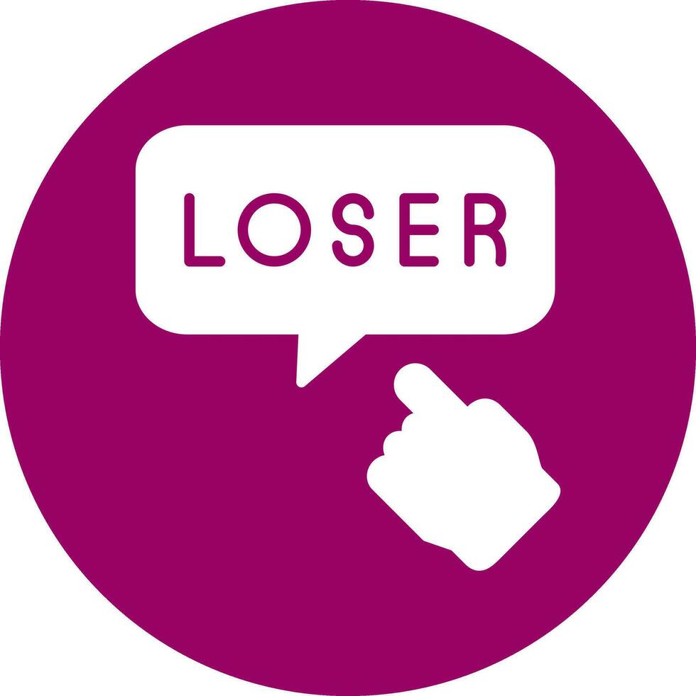 Loser Vector Icon