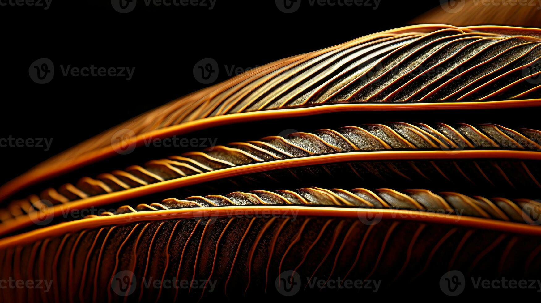 Close up texture leaf structure macro photography, abstract texture, Generative AI illustration photo