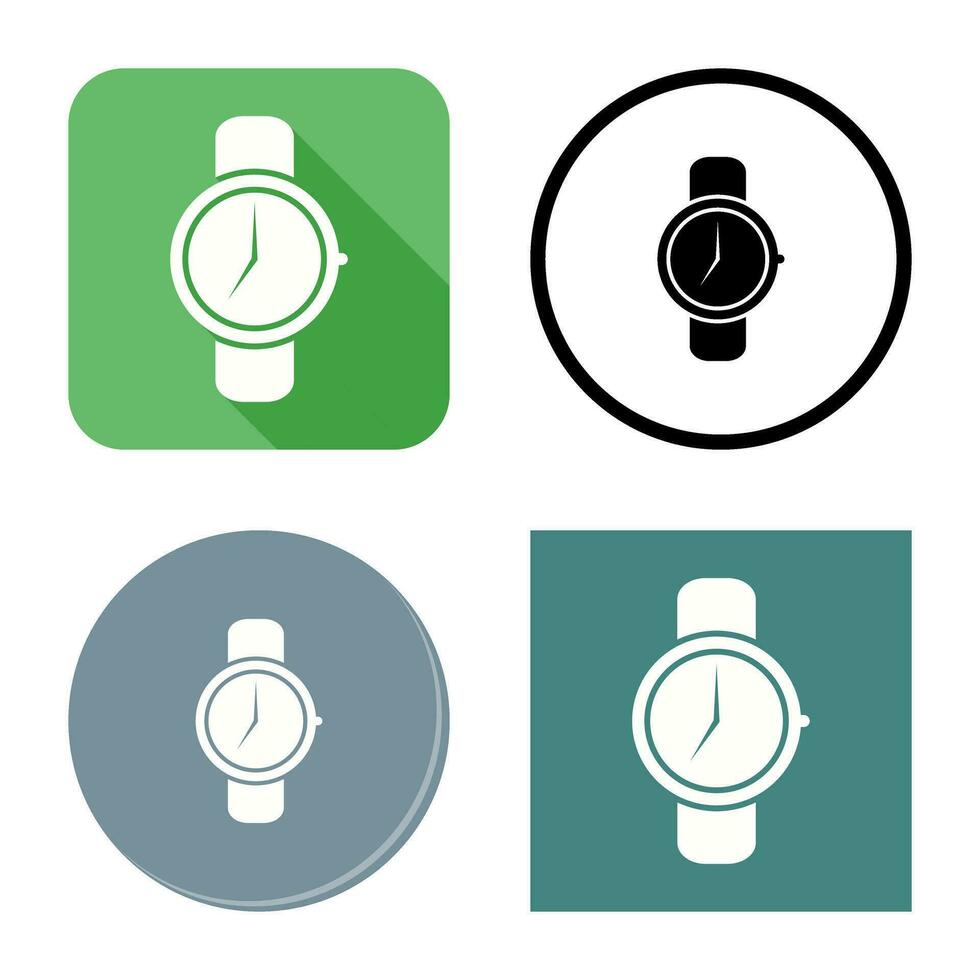 reloj, vector, icono vector