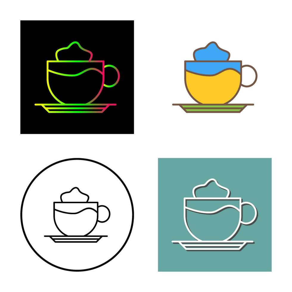 Latte Vector Icon