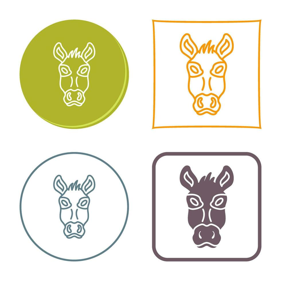 Donkey Vector Icon