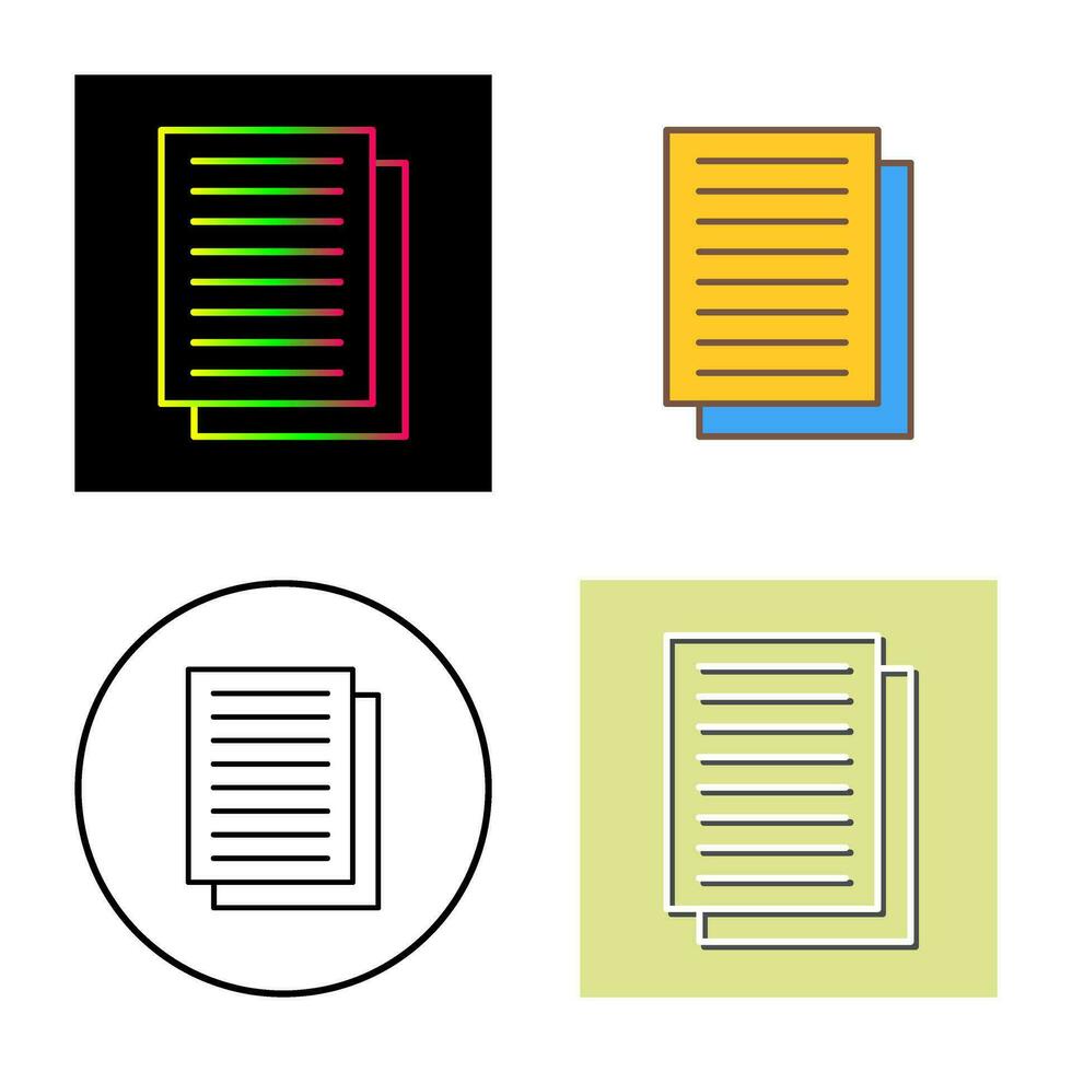 Document Vector Icon