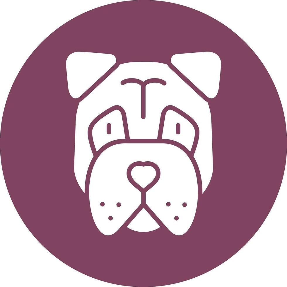 bullmastiff vector icono