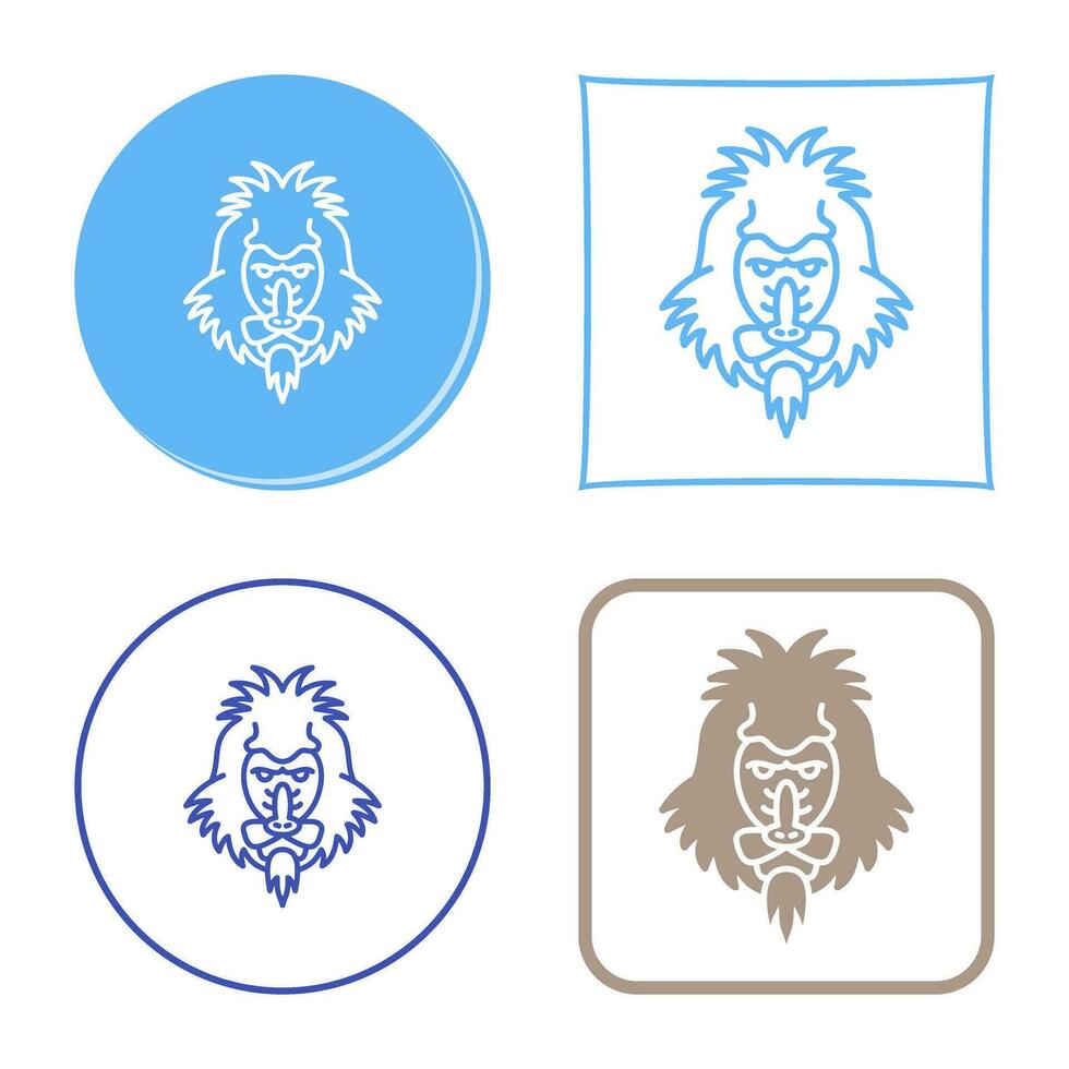 Mandrill Vector Icon