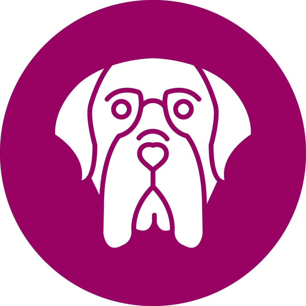 English Mastiff Vector Icon