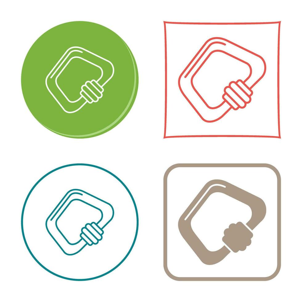 Carabiner Vector Icon