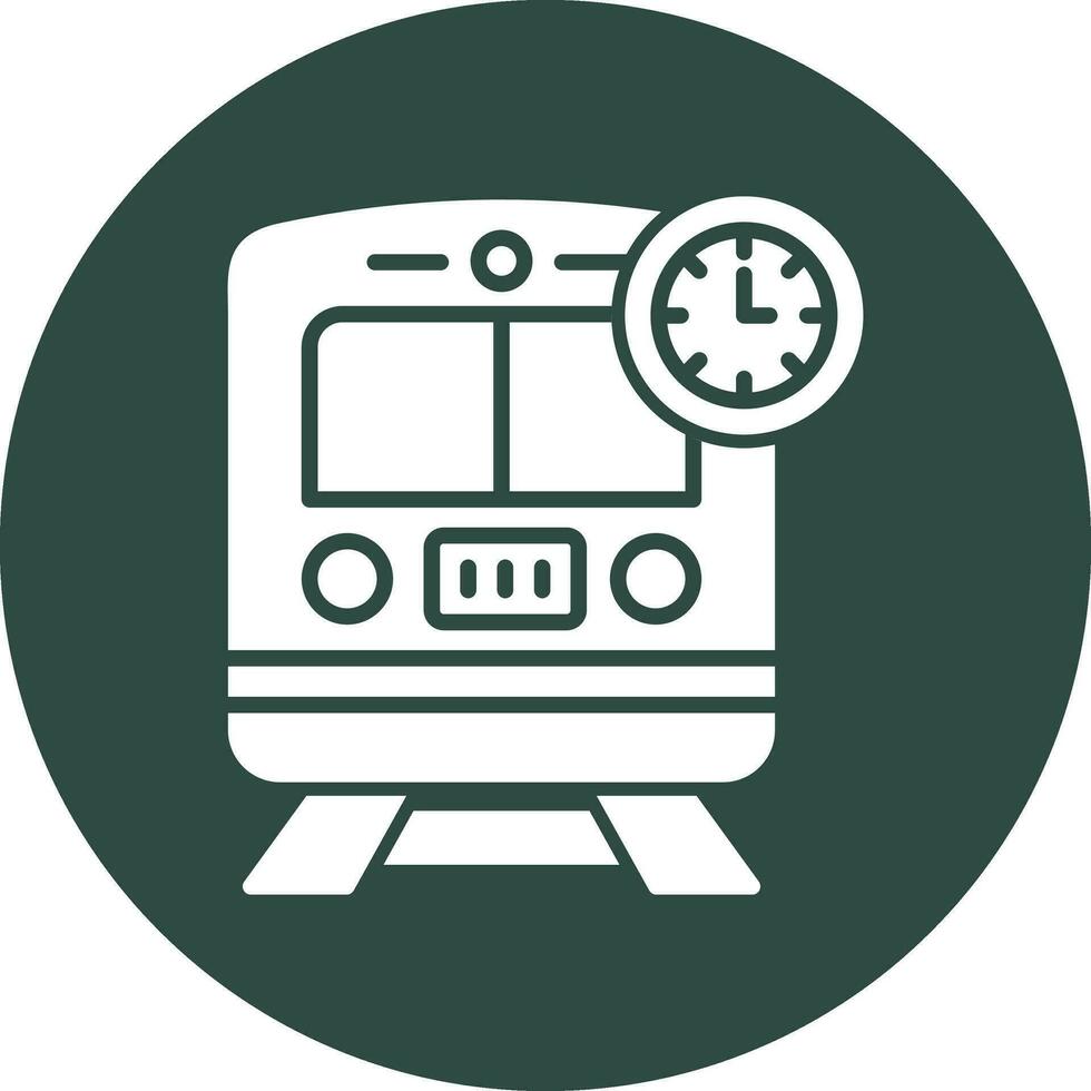 Train Times Vector Icon