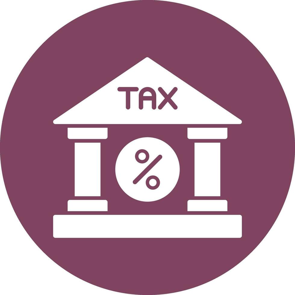 Tax Office Vector Icon