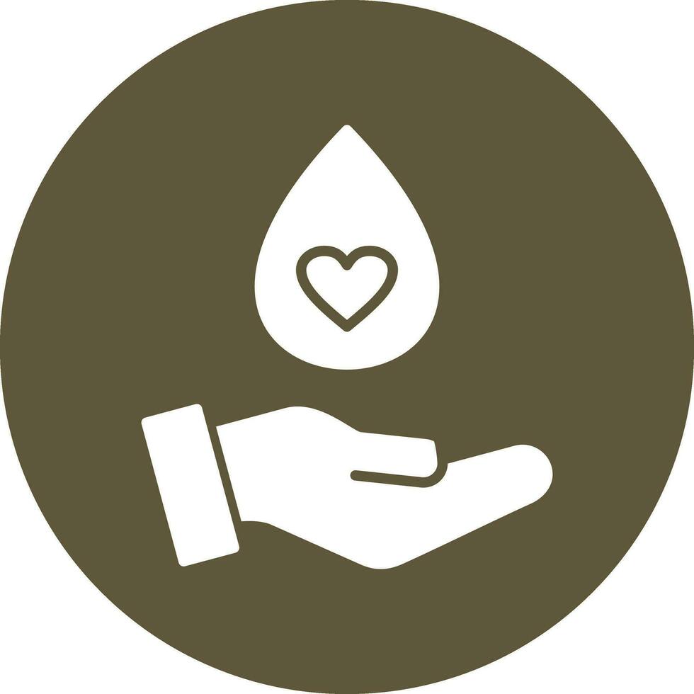 icono de vector de donación de sangre