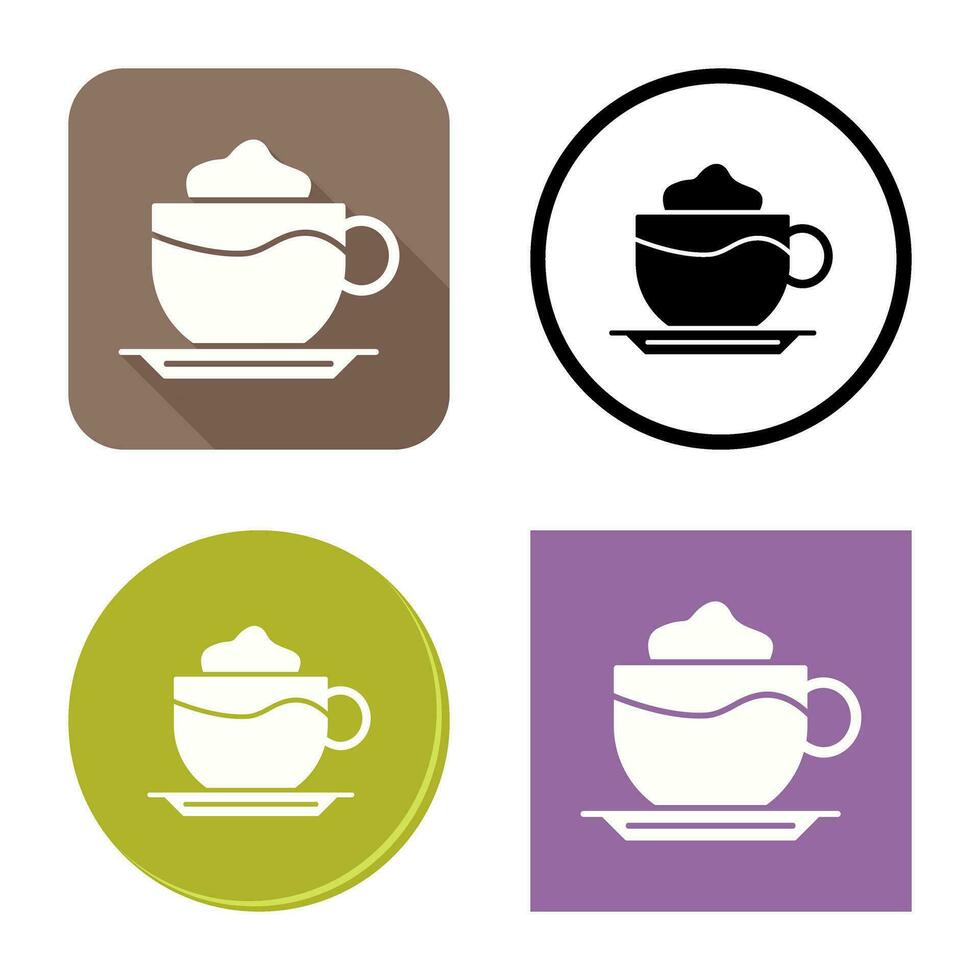 Latte Vector Icon