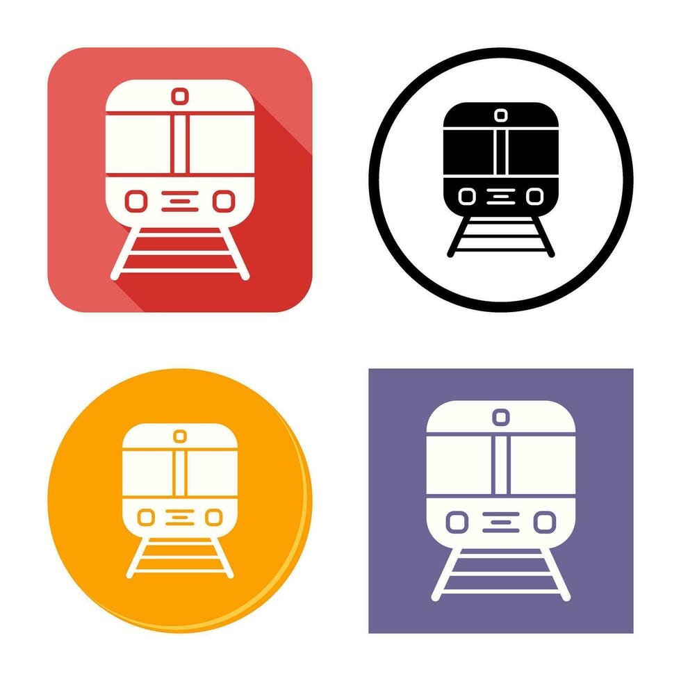 icono de vector de tren