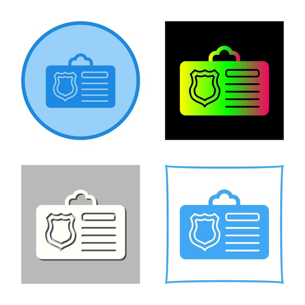 Id Card Vector Icon