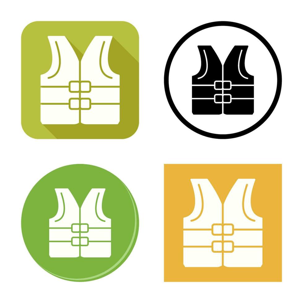 Life jacket Vector Icon