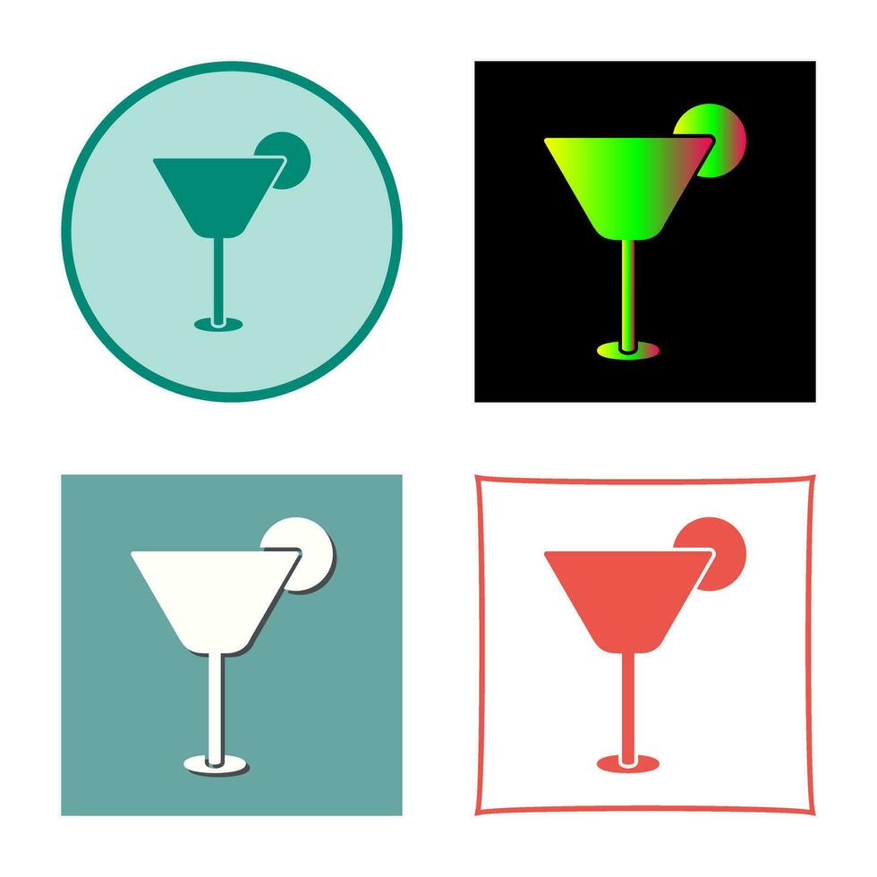 Cocktail Drink Vector Icon